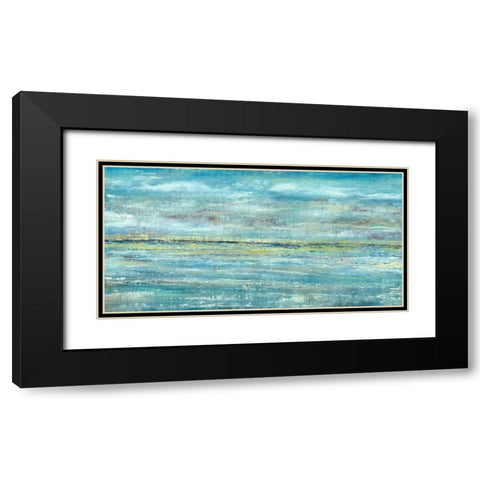 Oceanside Black Modern Wood Framed Art Print with Double Matting by Dascher, Dennis