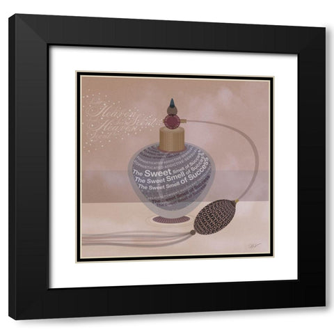 PRETTY PERFUME  Black Modern Wood Framed Art Print with Double Matting by Van Roey, Dominique