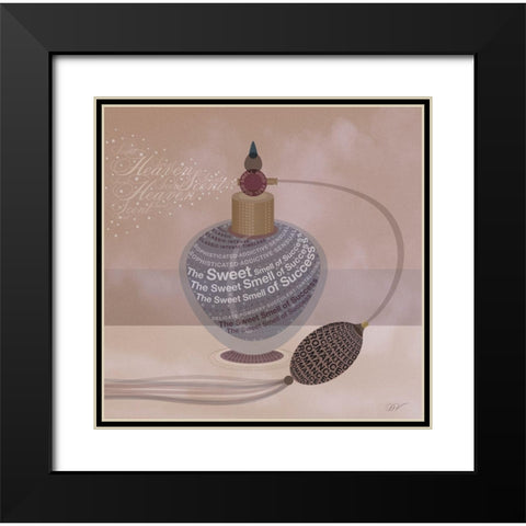 PRETTY PERFUME  Black Modern Wood Framed Art Print with Double Matting by Van Roey, Dominique