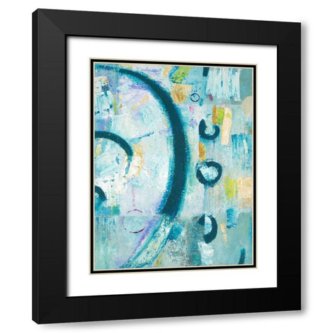 Zoned In Black Modern Wood Framed Art Print with Double Matting by Mills, Chris
