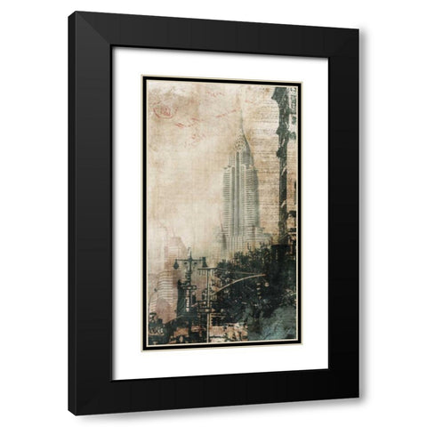 NYC Cool 2 Black Modern Wood Framed Art Print with Double Matting by Roko, Ken