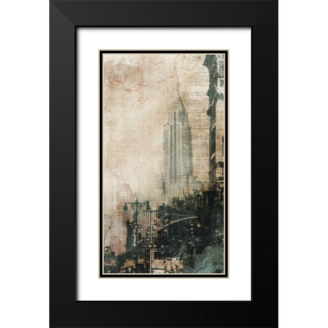 NYC Cool 2 Black Modern Wood Framed Art Print with Double Matting by Roko, Ken