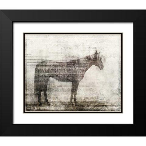 Expectations Black Modern Wood Framed Art Print with Double Matting by Roko, Ken