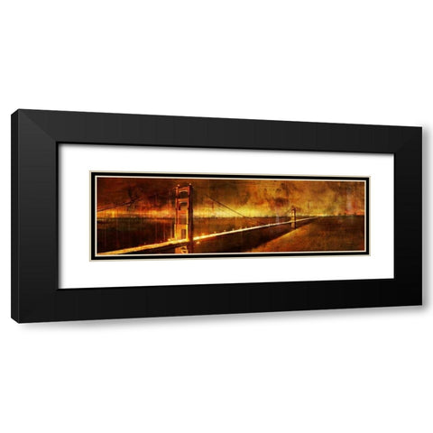 Over the Bay Black Modern Wood Framed Art Print with Double Matting by Roko, Ken