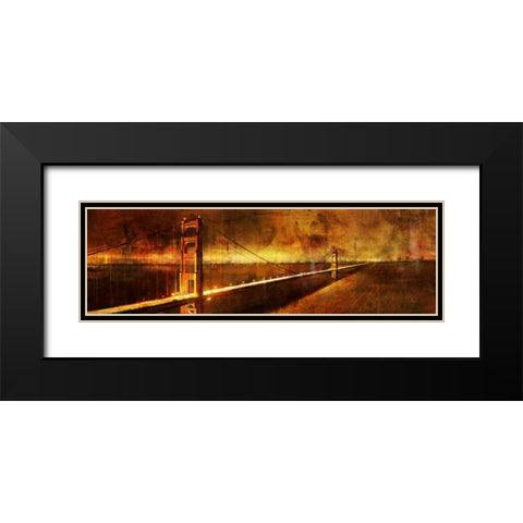 Over the Bay Black Modern Wood Framed Art Print with Double Matting by Roko, Ken