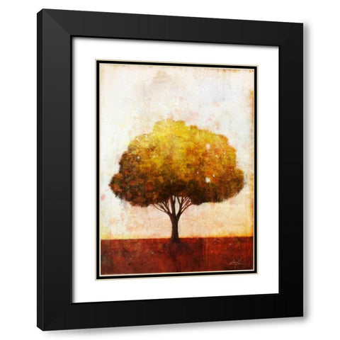 Autumnal Tree 1 Black Modern Wood Framed Art Print with Double Matting by Roko, Ken