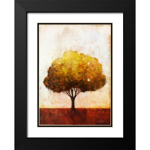 Autumnal Tree 1 Black Modern Wood Framed Art Print with Double Matting by Roko, Ken