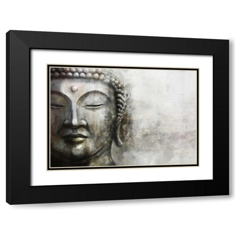 Peaceful Mind 1 Black Modern Wood Framed Art Print with Double Matting by Roko, Ken