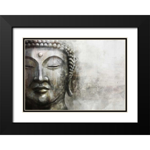 Peaceful Mind 1 Black Modern Wood Framed Art Print with Double Matting by Roko, Ken