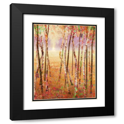 Golden Meadows 1 Black Modern Wood Framed Art Print with Double Matting by Roko, Ken