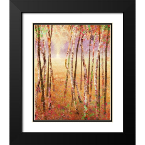 Golden Meadows 1 Black Modern Wood Framed Art Print with Double Matting by Roko, Ken