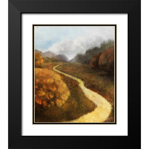 Dream Path 1 Black Modern Wood Framed Art Print with Double Matting by Roko, Ken