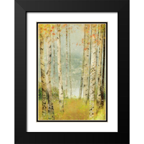 Yellow Birch 1 Black Modern Wood Framed Art Print with Double Matting by Roko, Ken