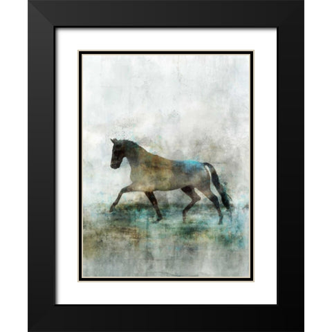 Lonestar 1 Black Modern Wood Framed Art Print with Double Matting by Roko, Ken