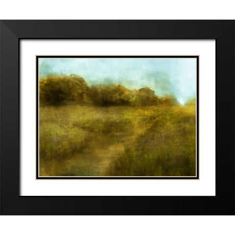 Downton Walk 1 Black Modern Wood Framed Art Print with Double Matting by Roko, Ken