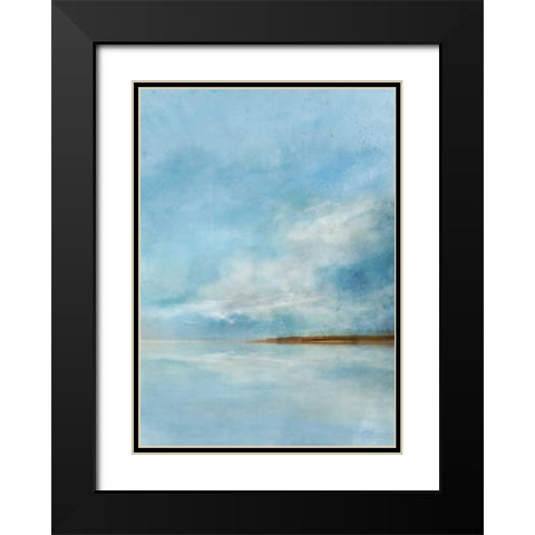 Tidal Dream Black Modern Wood Framed Art Print with Double Matting by Roko, Ken