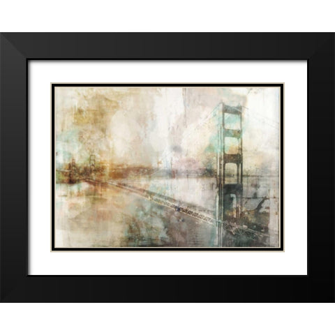 Industrial Impression Black Modern Wood Framed Art Print with Double Matting by Roko, Ken