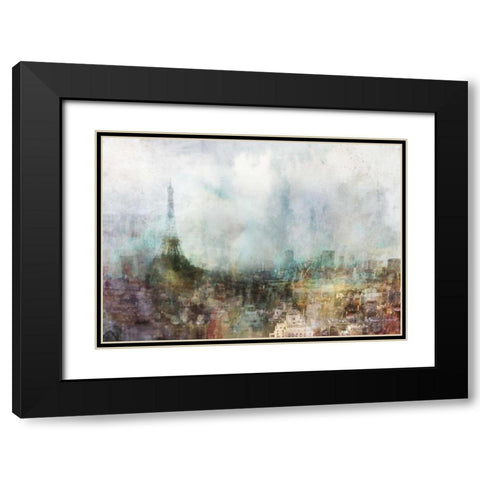 Our Paris Black Modern Wood Framed Art Print with Double Matting by Roko, Ken