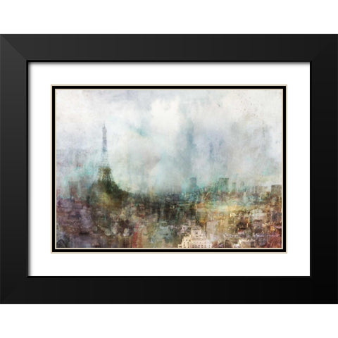 Our Paris Black Modern Wood Framed Art Print with Double Matting by Roko, Ken