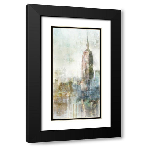Heart Of The City Black Modern Wood Framed Art Print with Double Matting by Roko, Ken