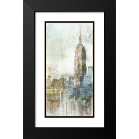 Heart Of The City Black Modern Wood Framed Art Print with Double Matting by Roko, Ken