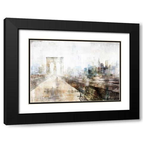 Brooklyn Impression Black Modern Wood Framed Art Print with Double Matting by Roko, Ken