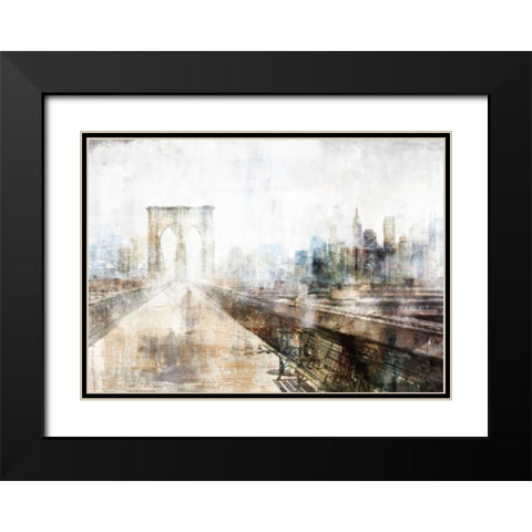 Brooklyn Impression Black Modern Wood Framed Art Print with Double Matting by Roko, Ken