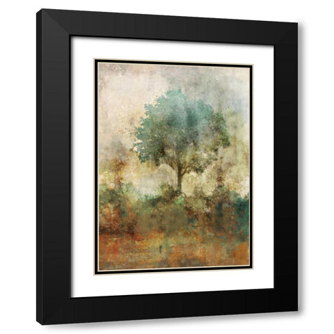 Shady Tree Black Modern Wood Framed Art Print with Double Matting by Roko, Ken