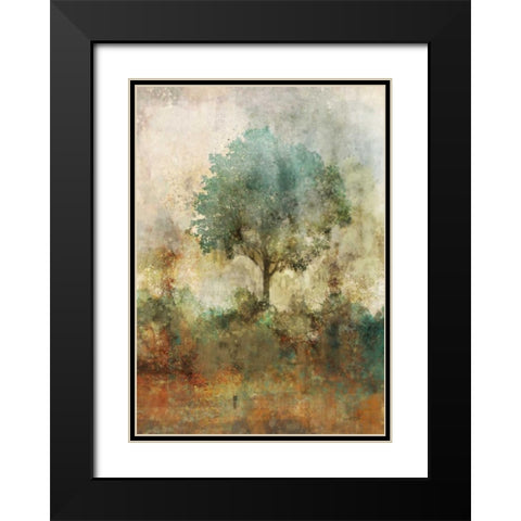 Shady Tree Black Modern Wood Framed Art Print with Double Matting by Roko, Ken