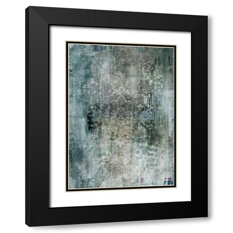 Worn and Faded Black Modern Wood Framed Art Print with Double Matting by Roko, Ken