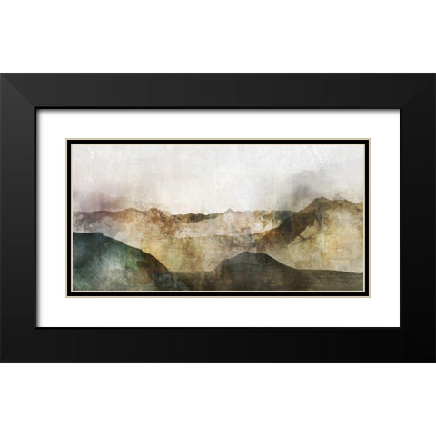 Western Range Black Modern Wood Framed Art Print with Double Matting by Roko, Ken