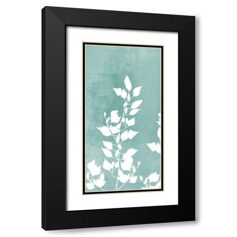 Sringtime Branch Panel 1 Black Modern Wood Framed Art Print with Double Matting by Roko, Ken
