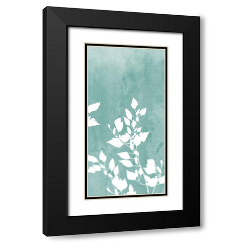 Sringtime Branch Panel 3 Black Modern Wood Framed Art Print with Double Matting by Roko, Ken