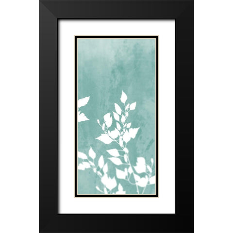Sringtime Branch Panel 3 Black Modern Wood Framed Art Print with Double Matting by Roko, Ken