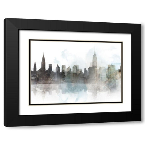 City Mood, NYC Black Modern Wood Framed Art Print with Double Matting by Roko, Ken
