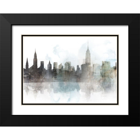 City Mood, NYC Black Modern Wood Framed Art Print with Double Matting by Roko, Ken
