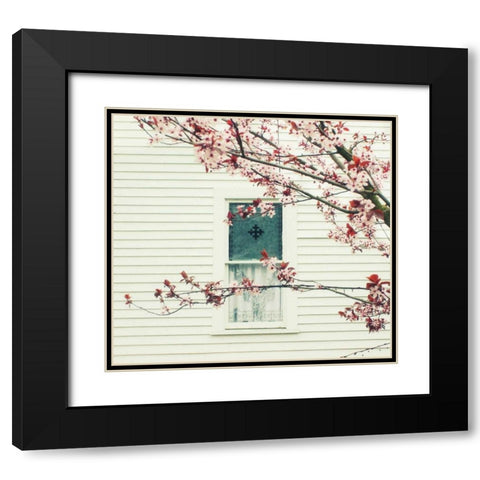 Storybook Window Black Modern Wood Framed Art Print with Double Matting by Dvorak, Vicki