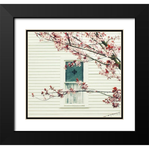 Storybook Window Black Modern Wood Framed Art Print with Double Matting by Dvorak, Vicki