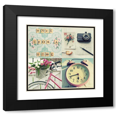 Once Upon A Time Black Modern Wood Framed Art Print with Double Matting by Dvorak, Vicki