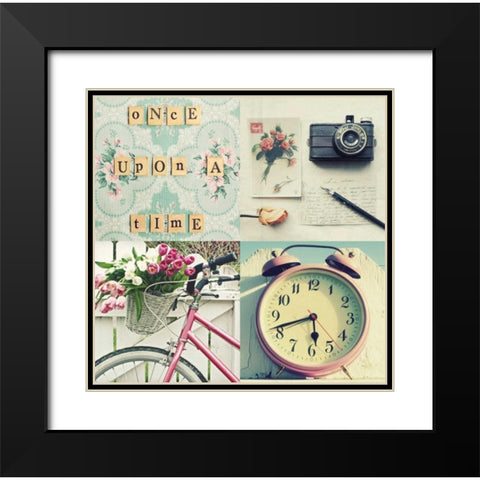 Once Upon A Time Black Modern Wood Framed Art Print with Double Matting by Dvorak, Vicki