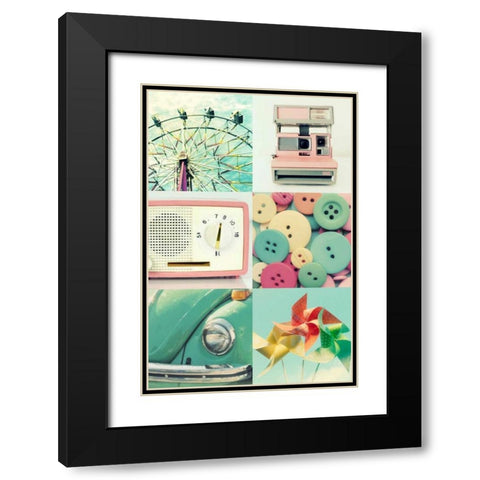 Sweet Memories Black Modern Wood Framed Art Print with Double Matting by Dvorak, Vicki
