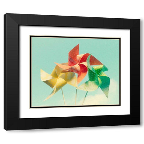 Citrus Bouquet Black Modern Wood Framed Art Print with Double Matting by Dvorak, Vicki