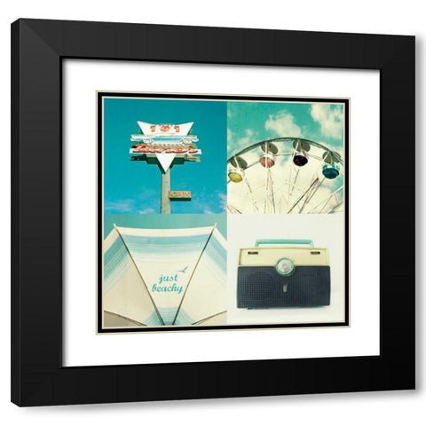 Fair Day Black Modern Wood Framed Art Print with Double Matting by Dvorak, Vicki