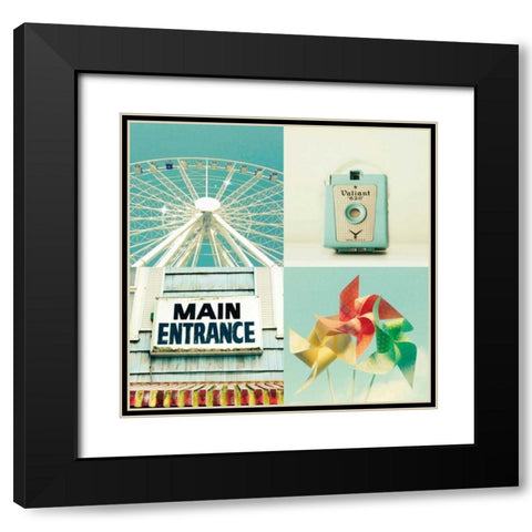 Great Day Black Modern Wood Framed Art Print with Double Matting by Dvorak, Vicki