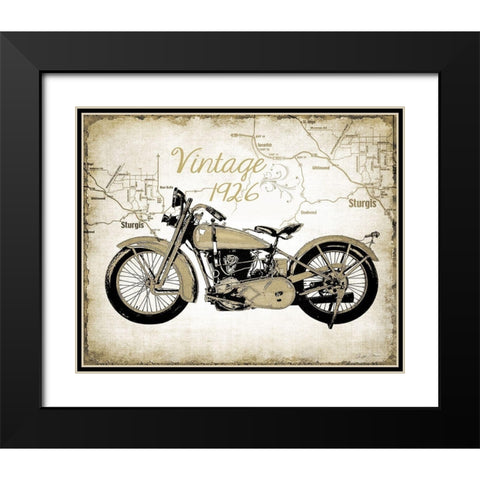 Classic Ride Black Modern Wood Framed Art Print with Double Matting by Christopher, James