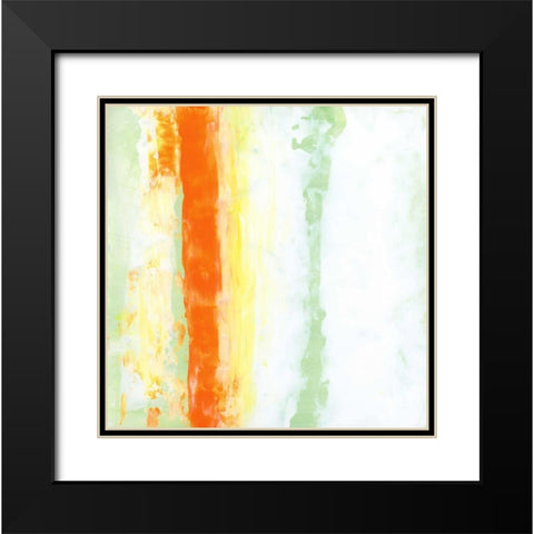Garden Abstraction 19 Black Modern Wood Framed Art Print with Double Matting by Buddenhaugen, Sophia