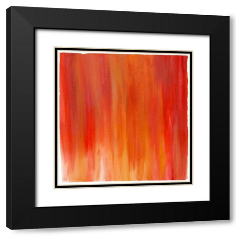 Garden Abstraction 20 Black Modern Wood Framed Art Print with Double Matting by Buddenhaugen, Sophia