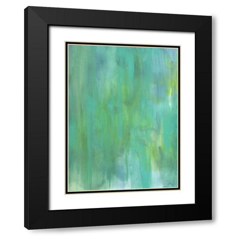 Garden Abstraction 27 Black Modern Wood Framed Art Print with Double Matting by Buddenhaugen, Sophia