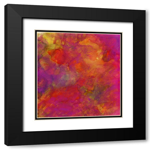 Garden Abstraction 30 Black Modern Wood Framed Art Print with Double Matting by Buddenhaugen, Sophia