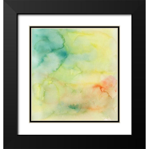 Garden Abstraction 31 Black Modern Wood Framed Art Print with Double Matting by Buddenhaugen, Sophia